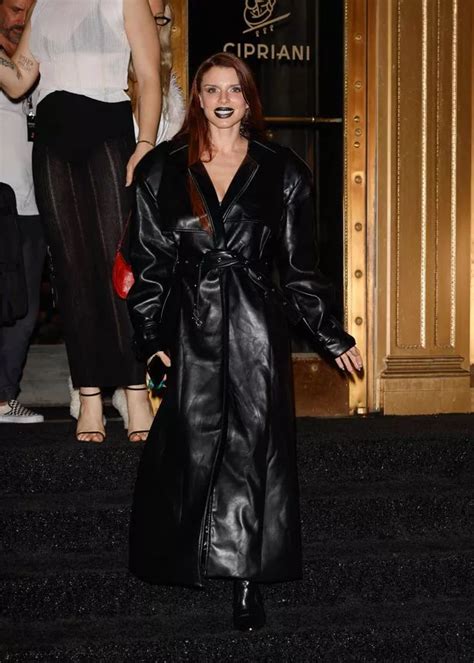 Julia Fox Risks Major Wardrobe Malfunction As She Goes Almost Nude In Tiny Metal Bikini Daily Star