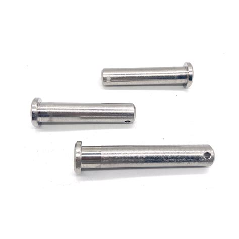 DIN 1444 ISO 2341 Flat Head Stainless Steel Clevis Pin With Hole