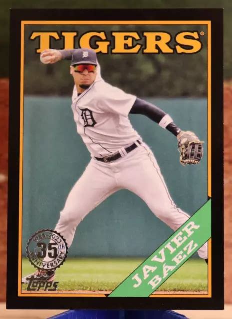 2023 TOPPS 88 Redux Black Javier Baez 299 Detroit Tigers Cubs EUR 0 92