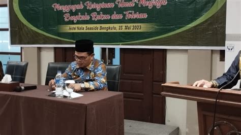 Kakanwil Buka Kegiatan Serap Aspirasi Tokoh Ulama Pimpinan Ormas Islam