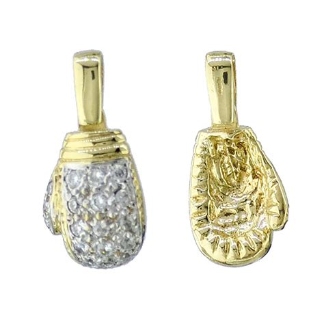 9ct Gold Boxing Glove Pendant Pd046 Vinson Jewellers