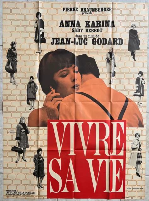 Vivre Sa Vie Affiche Godard Anna Karina Poster Cin Ma X