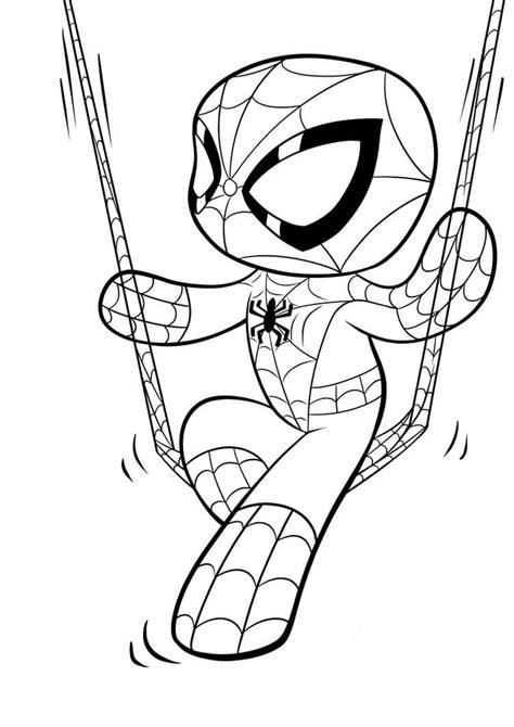 Dibujos De Spiderman Para Colorear Wonder Day