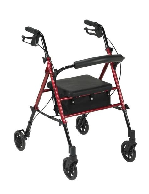 Lightweight Aluminum Rollator Walker By Drive Medical