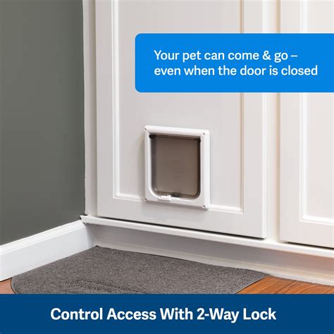 PetSafe Interior Cat Door: 2-Way Locking, Indoor Pet Door Flap - Tinte – Petsense