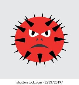 Virus 3 Clipart Vector Stock Vector (Royalty Free) 2233725197 ...