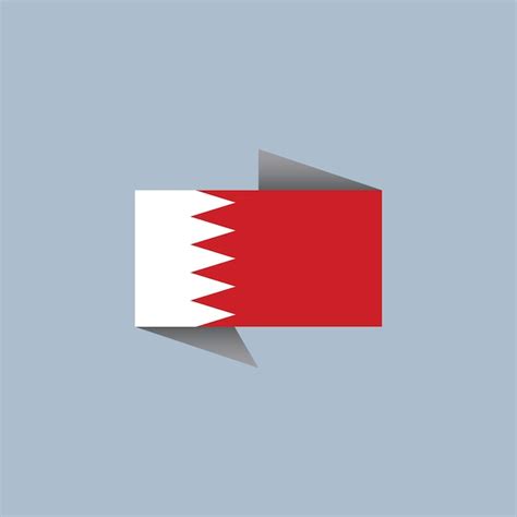 Premium Vector Illustration Of Bahrain Flag Template