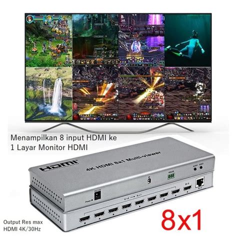 Jual Hdmi Switch Multiviewer K Uhd X Dual Quad Multi Viewer