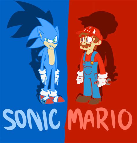 Sonic Vs Mario By Irontwistfim On Deviantart