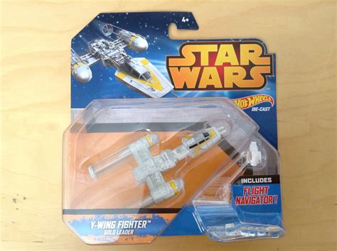 JULIAN S HOT WHEELS BLOG Y Wing Fighter Gold Leader Star Wars Starship