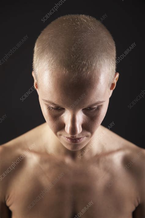 Nude Woman With Shaved Head Stock Image F Science Photo Library