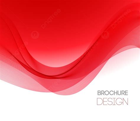 Abstract Vector Background With Red Smooth Color Wave, Blend, Vector ...