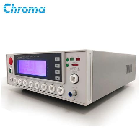 Chroma Ac Dc Ir Sc Hipot Tester