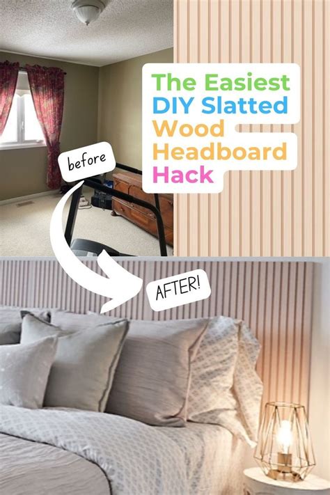 The Easiest Way To Diy A Slatted Headboard Ikea Hackers Slatted