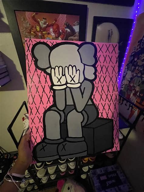 Kaws Painting - Etsy