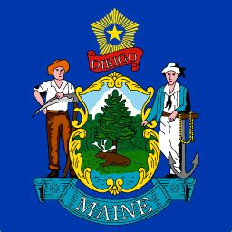 Maine State Flag