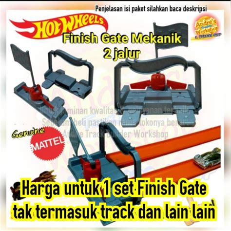 Jual Hotwheels Track Builder Ori Mattel Hot Wheels Track Tikungan Loop Pelontar Finish Straight