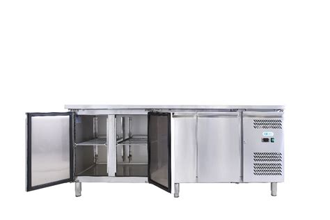 Bajo Mostrador Refrigerado Puertas Acero Inox Equiparte