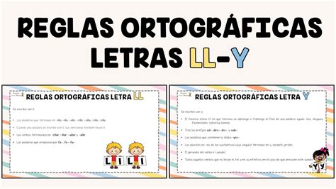 Uso De La Y Ortograf A Reglas Ortograficas Ortografia Nbkomputer