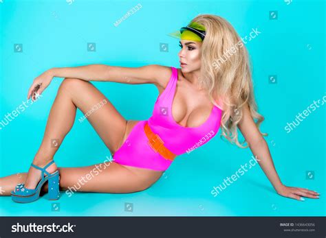 Bikini Fashion Beautiful Sexy Model Colorful Stock Photo Shutterstock