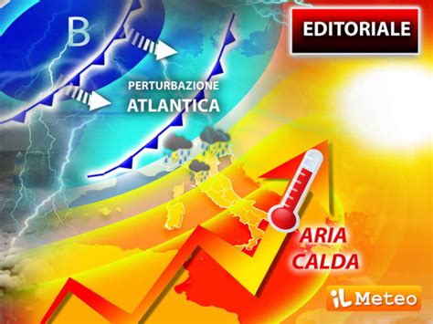 Meteo editoriale Giovedì 8 Settembre Perturbazione al Centro Nord con