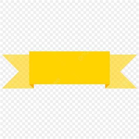 Yellow Label Hd Transparent Yellow Label Banners Banner Png Image