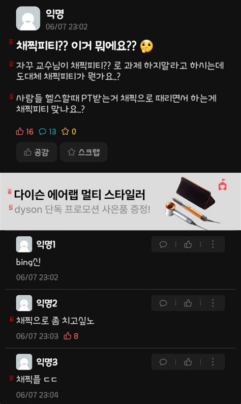 채찍pt가 뭐에요 촬스의 이슈와 유머