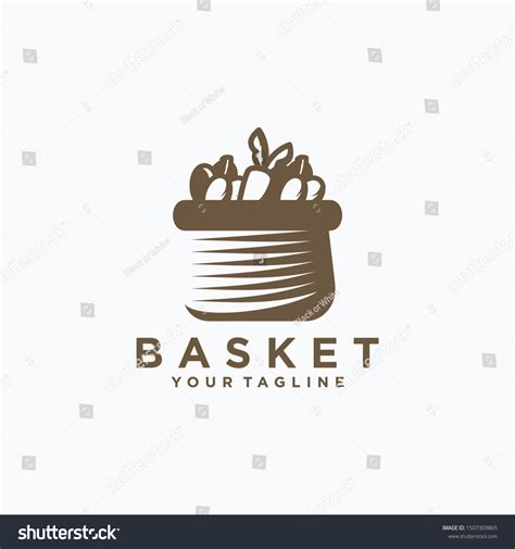 Basket Logo Design Vector Template Stock Vector (Royalty Free ...