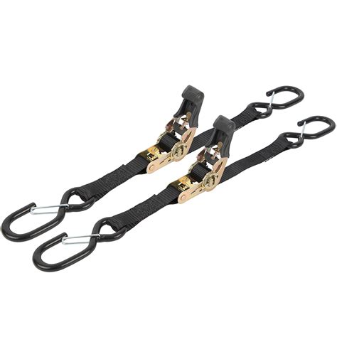 1 X 6 1200 Lb Heavy Duty Motorcycle Ratchet Straps With