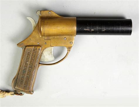 International Flare Signal Co Brass And Steel Flare Gun Cottone Auctions