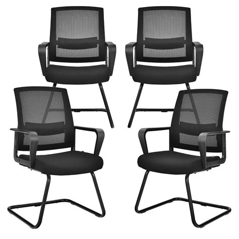 Buy Giantex Office Guest Chair Set Of 4 Conference Chair Wadjustable