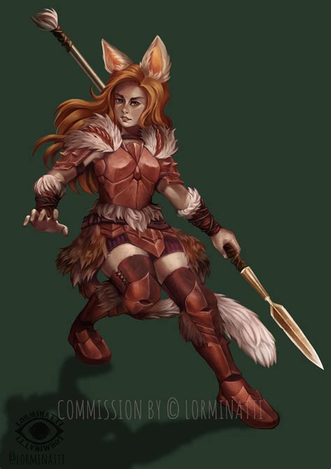 [art] My Client Asked Me To Draw Her Homebrew Race R Dnd