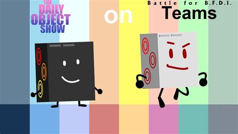 If The Daily Object Show Characters Were On Bfb Teams Expanded Now