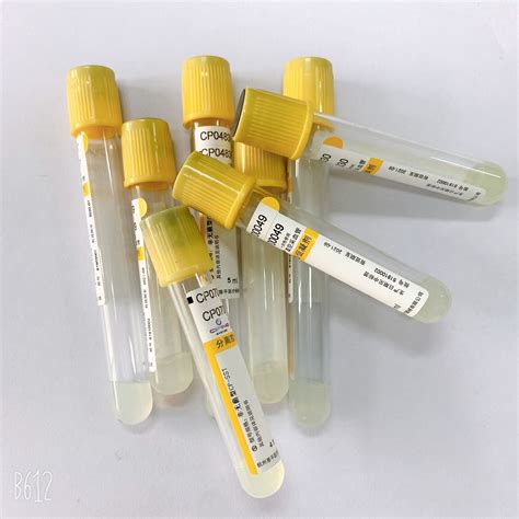 Medical Clinical Gel And Clot Activator Tube Blood Collection And Storage