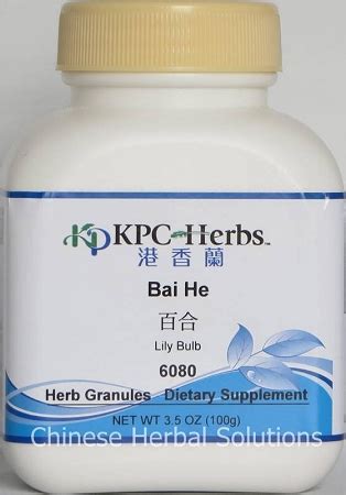 Bai He Lilly Bulb Kpc Herb Granules