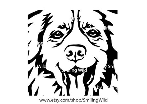 Toller Dog Clipart Svg Hunting Dog Cut File Portrait Nova - Etsy