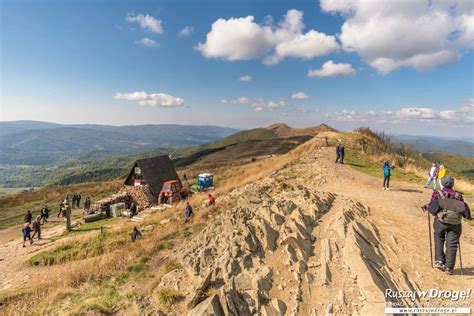 Bieszczady Szlak z Połoniny Wetlińskiej przez Schronisko Chatka Puchatka