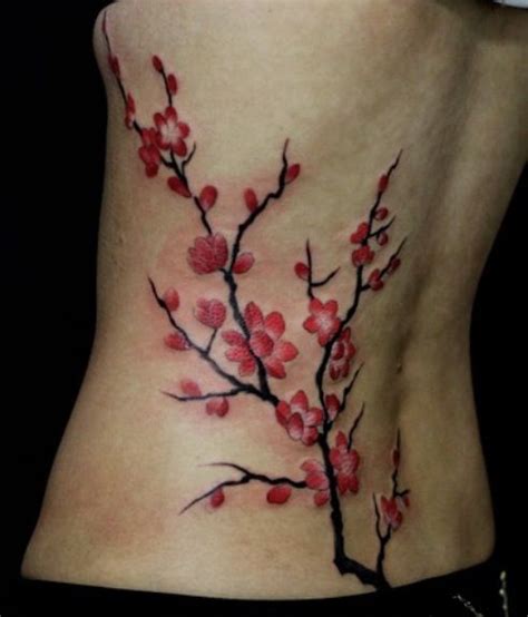 Blossoming cherry tree branch Cherry Tree Tattoos, Flower Tattoo ...