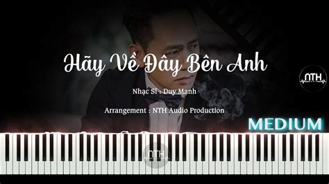 Hướng Dẫn - Hãy Về Đây Bên Anh Piano hay nè Acordes - Chordify