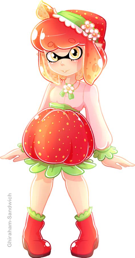 Strawberry Inkling By Ghiraham Sandwich On Deviantart