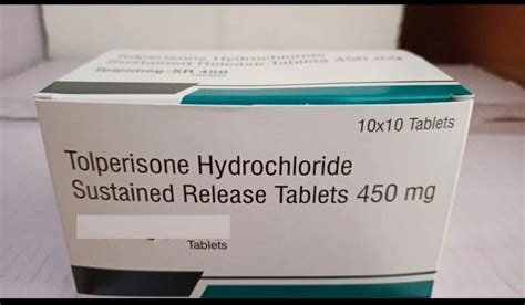 Tolperisone 450 Mg Sustained Release Tablet, Treatment: Muscle Relaxant ...