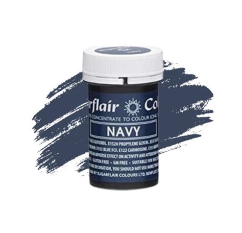 Sugarflair Navy Blue Spectral Paste 25g Concentrated Food Colours