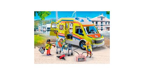 Playmobil City Life Ambulance Avec Effets Lumineux Et Sonore Jouets