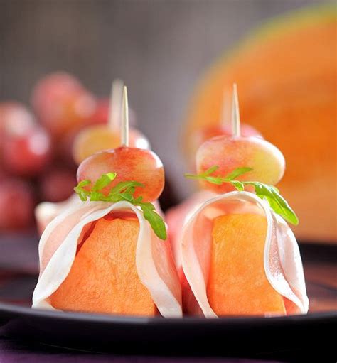 Recette Brochettes De Melon Au Jambon Cru