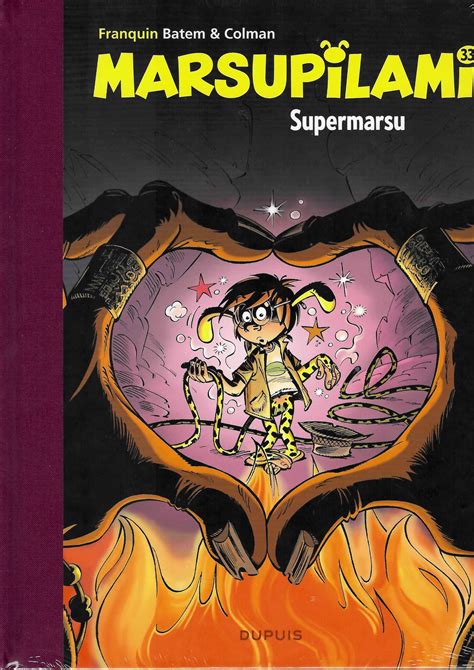 Akim Stripwinkel Marsupilami 33 Supermarsu Hc Linnen Rug Marsu