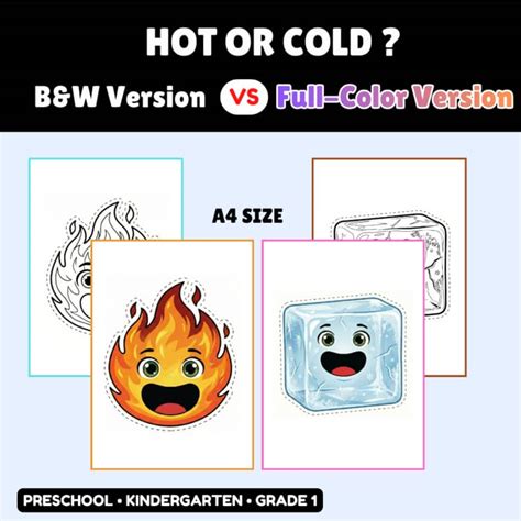 Hot Vs Cold Sorting Activity Picture Cards Print Go Science