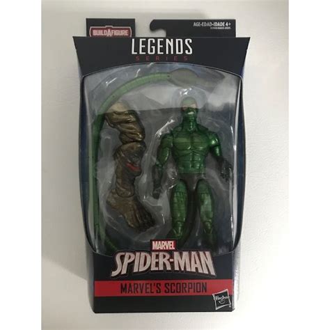 Marvel Legends Spider Man Molten Man BAF Series Scorpion