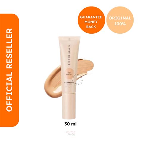 Jual DEAR ME BEAUTY Airy Poreless Fluid Foundation All Shade Original Fullsize 30ml N01 Nude