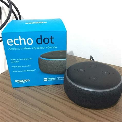 Echo Dot 3ª Geração Smart Speaker Com Alexa Cor Preta Promoções