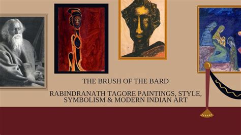 rabindranath tagore paintings style symbolism modern indian art